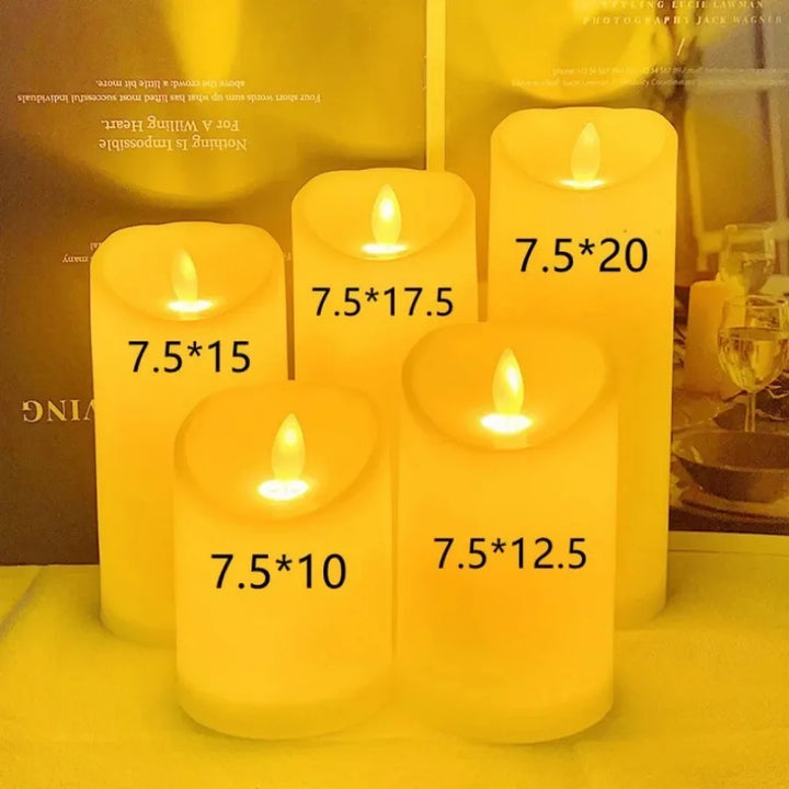 Flameless Melted Candles Bowlift