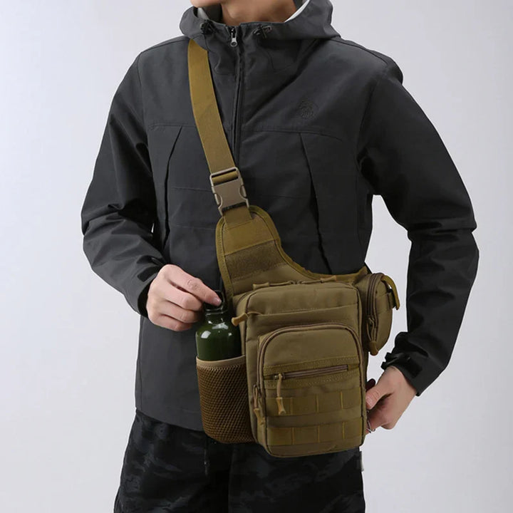 Multi-Pocket Crossbody Compact Hiking Chest Bag | Bowlift