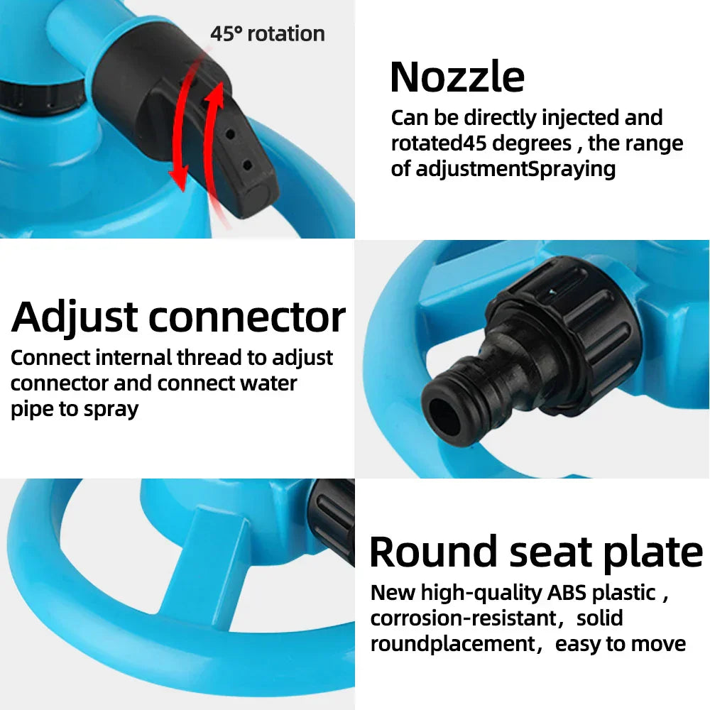 BowLift | RainTiva Sprinkler | 360° Rotation | Water-saving & Durable | For Garden & Lawn Care