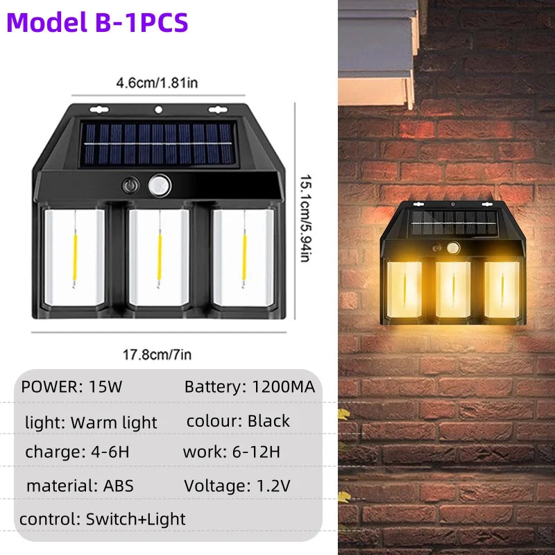 BowLift | Night Guard LED Solar Wall Waterproof Lamp
