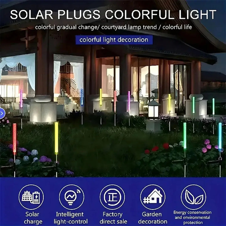 BowLift | LumaFlair Solar Garden Light | Color Changing LED | Weatherproof | With Ground Spike