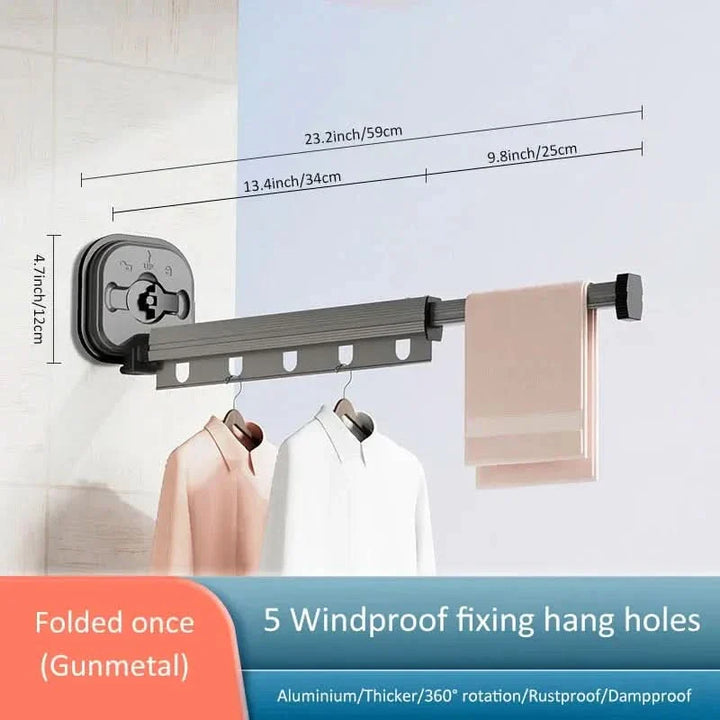 BowLift | WandLuft Flex – Folding Clothes Dryer for Space-Saving Drying