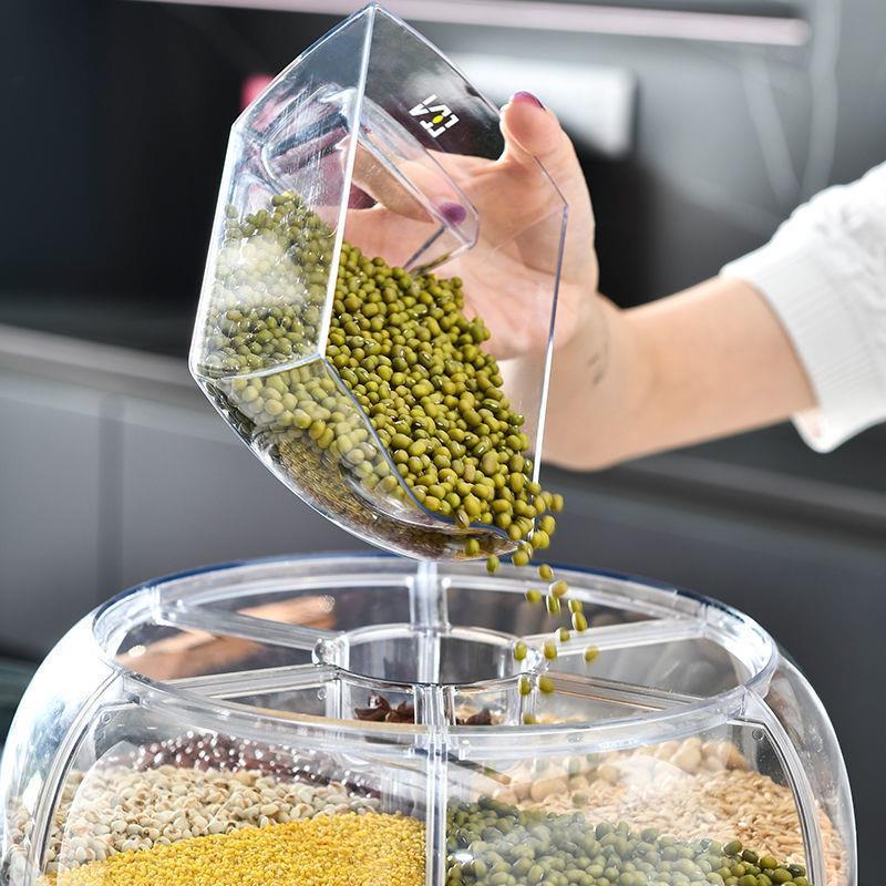 BowLift | Rotating Grain Organizing Food Dispenser