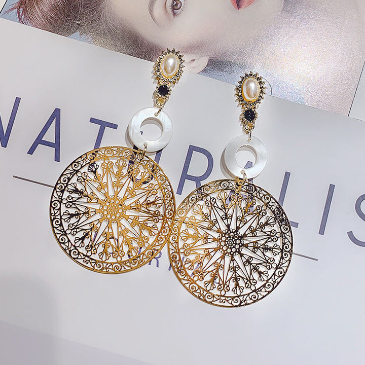 BowLift | Elegant Flower Long Chain Earrings