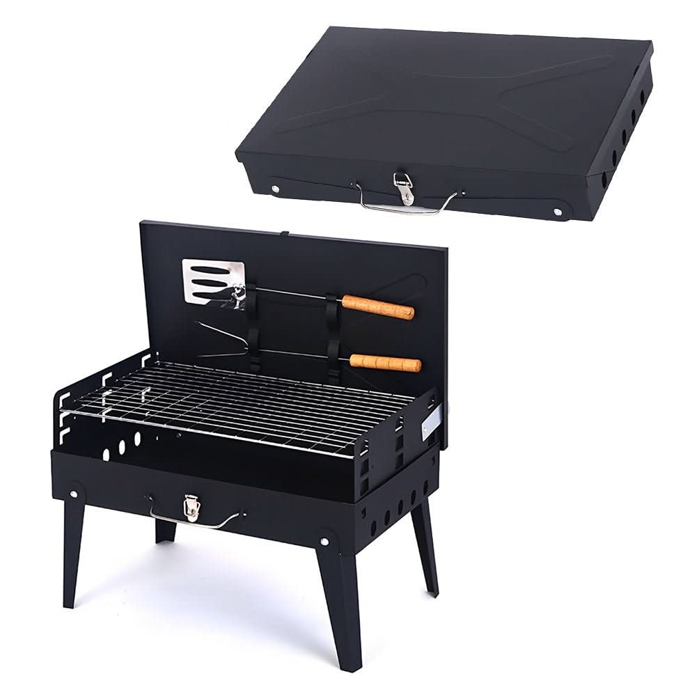 BowLift | Foldable steel garden barbecue for camping & garden