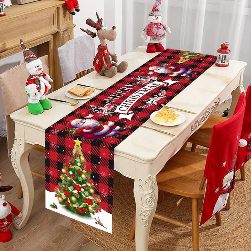 BowLift | FestiLoom Christmas Table Runner | "Merry Christmas" Design | 100% Polyester | Festive Decor for Christmas & New Year 2025/2026