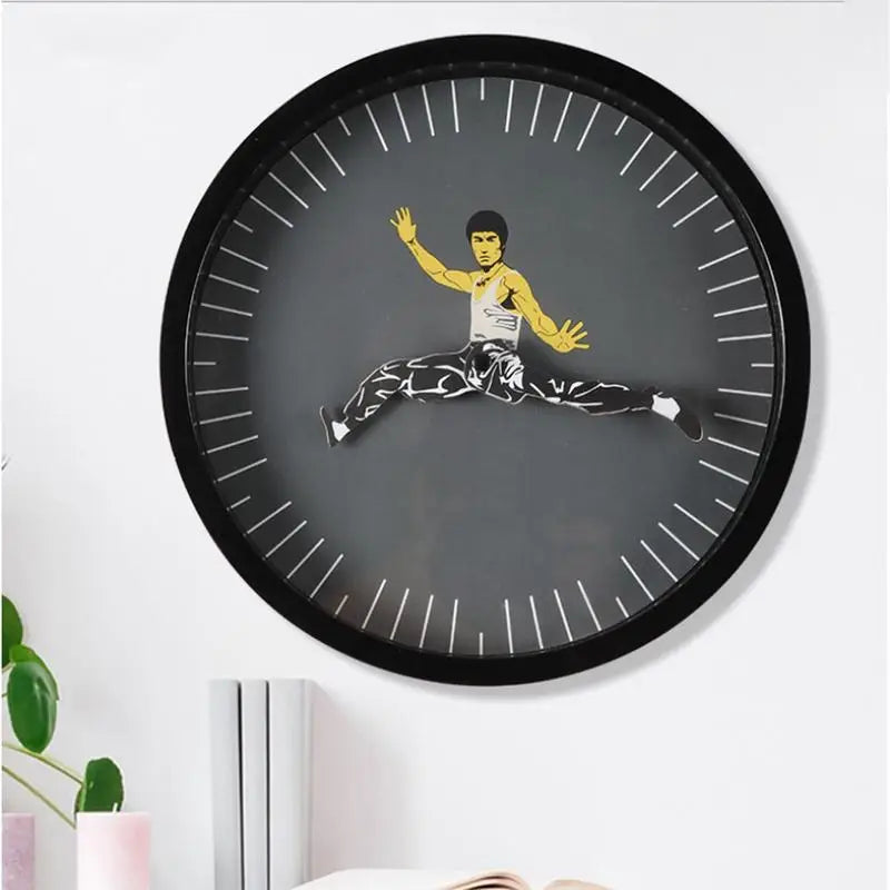 KungFuTime Clock - Authentic Chinese Wall Clock Decoration Bowlift
