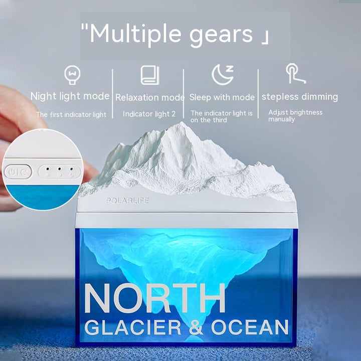 BowLift | Iceberg Aromatherapy Bluetooth Speaker Night Lamp