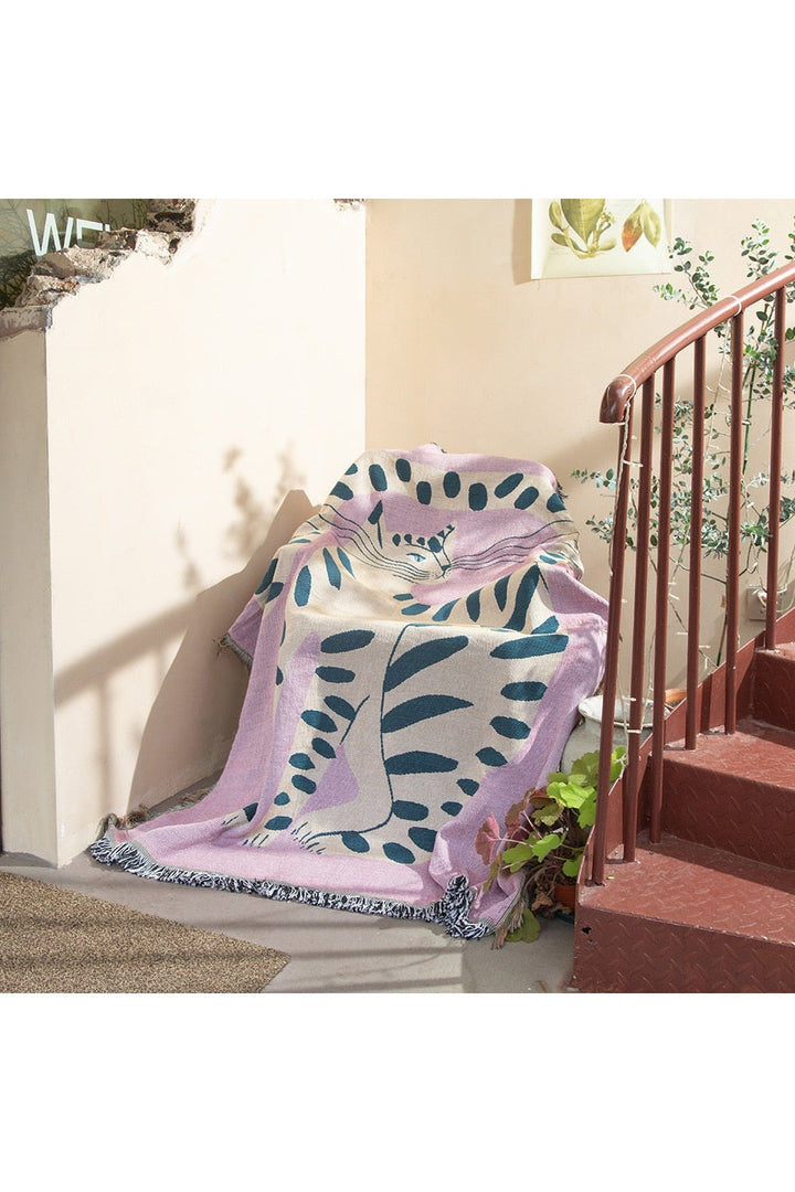 Cat Themes Picnic Blanket | Bowlift