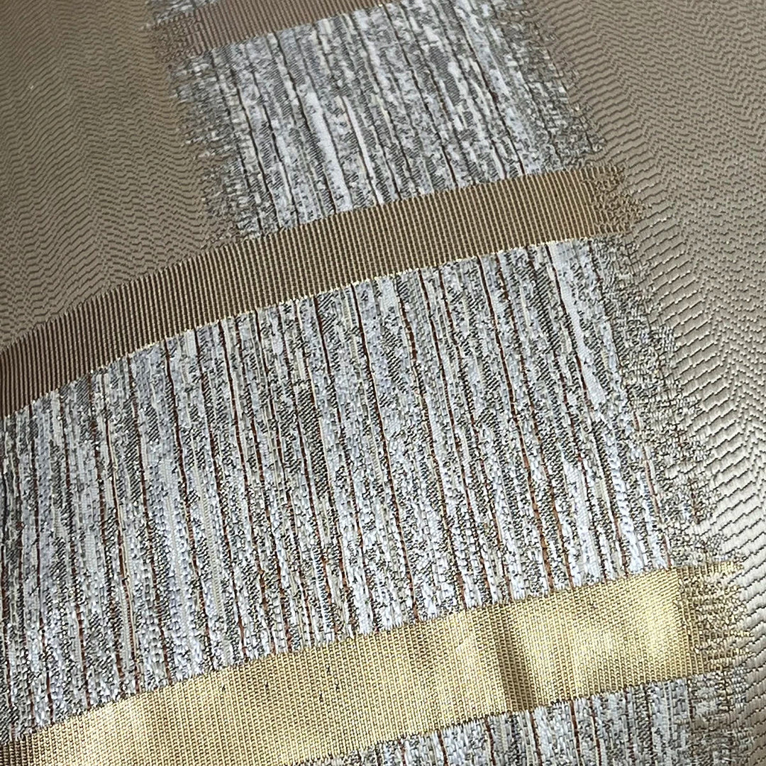 Shiny Golden Silver Stripe Jacquard Cushion Cushion Covers 45x45cm Pillow Cases Square Cover For Sofa Throw Cushions Light Luxury Nordic Home Decor | Bowlift