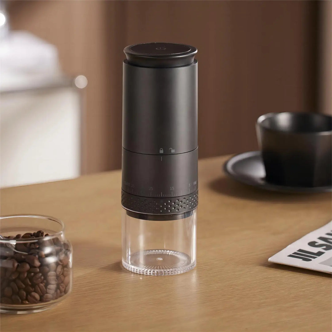 BowLift | 1500mAh Electric Coffee Grinder External Adjustable Type-C Charging Coffee Grinder Bean Grinding Machine Coffee Maker