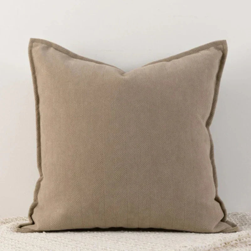 Simple Chenille Pillow Cover for Living Room & Bedroom Decoration – Soft Pillowcase for Modern Home | Bowlift
