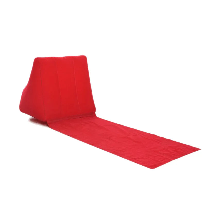 BowLift | AirNiva Inflatable Beach Mat | With Backrest | Foldable & Comfortable | For Travel & Camping