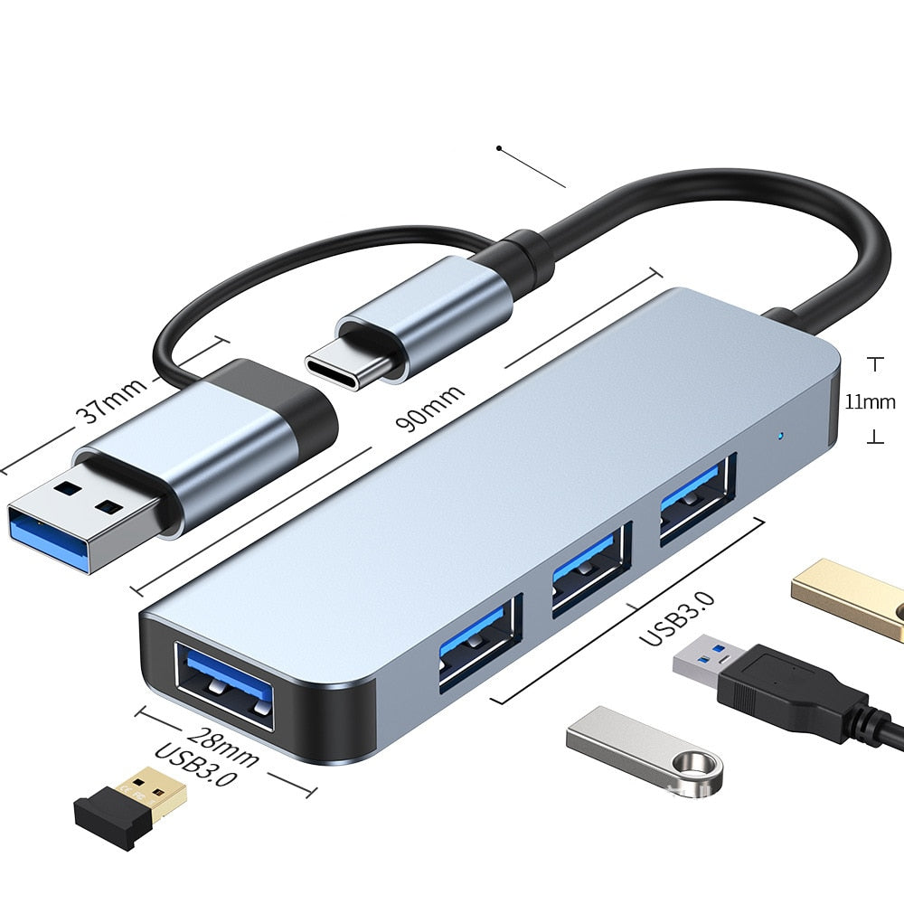 BowLift | Thunderbolt 3 USB-C Hub with HDMI, PD, SD/TF for MacBook Air M1 and iPad Pro