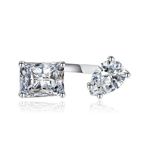BowLift | Water Drop Zircon Chic Adjustable Ring