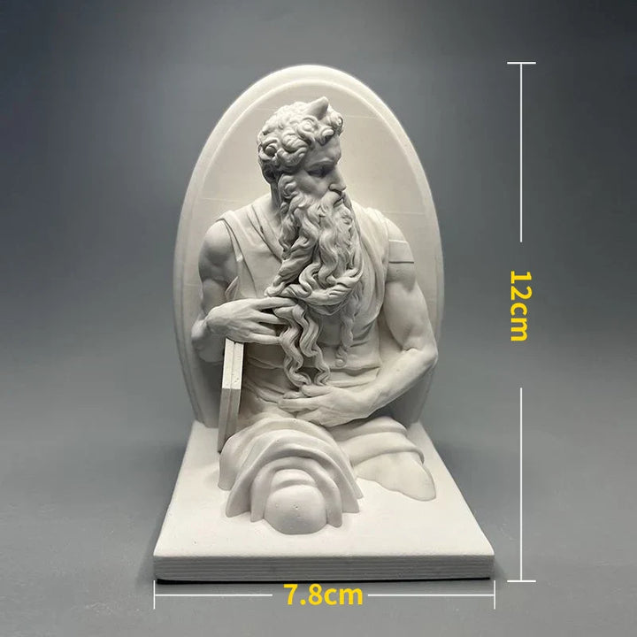 BowLift | Nordic INS Style Character Plaster Statue DIY Painted Sketch Photography Props Table Decorations Home Art Plaster Decoration