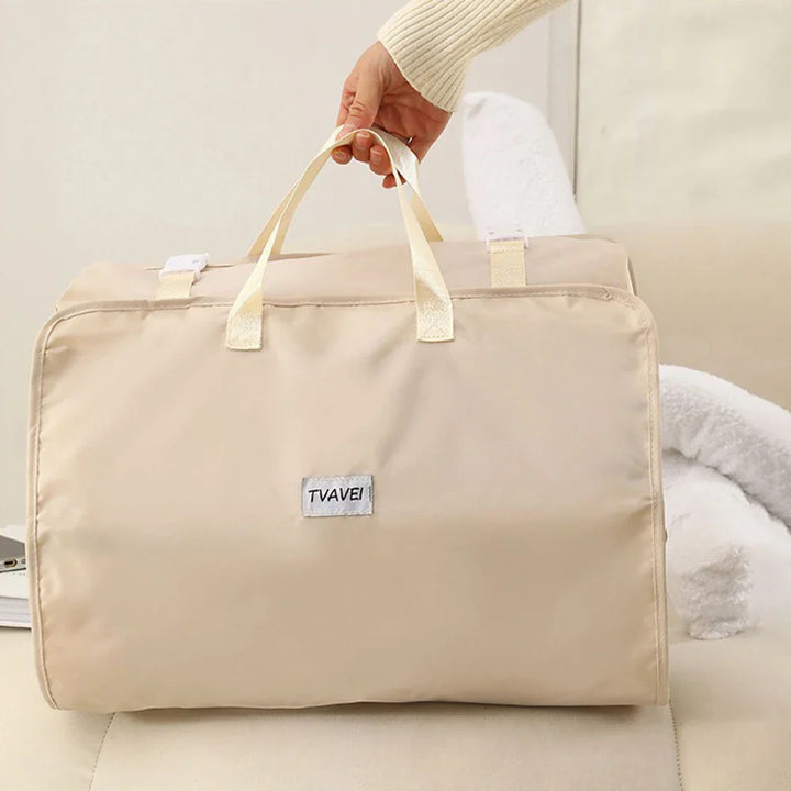 BowLift | Travella 6-in-1 Foldable Travel Storage Bag | Hanging & Portable | Multi Bag for Clothing, Cosmetics & Accessories | Gray/Beige/Pink