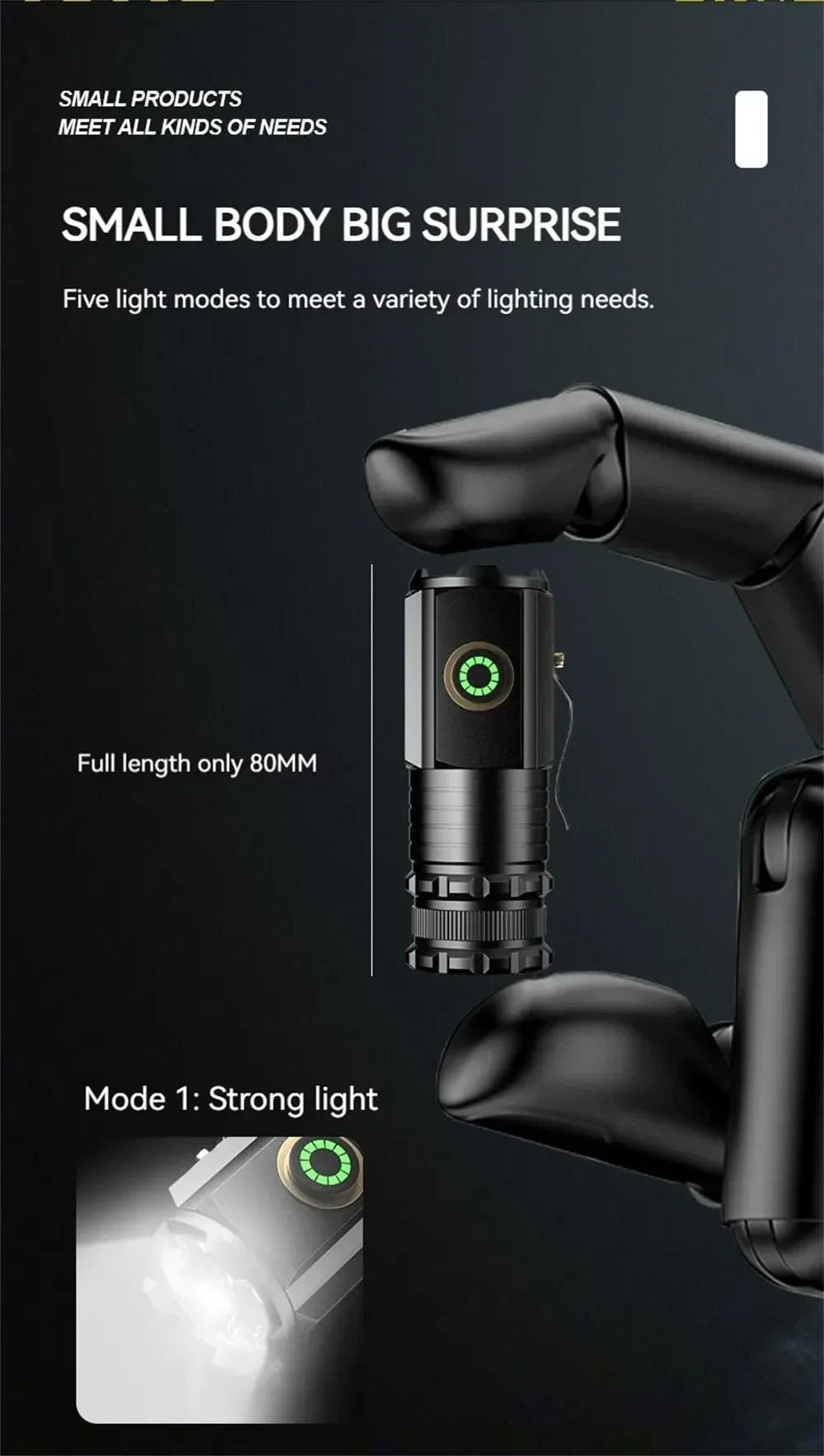 BowLift | Multifunctional Powerful Super Bright Flashlight