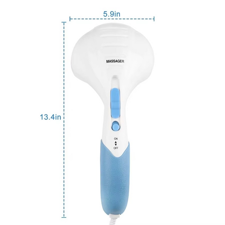 BowLift | Handheld Electric Percussion Massager with Dual Vibration for Full Body Relief