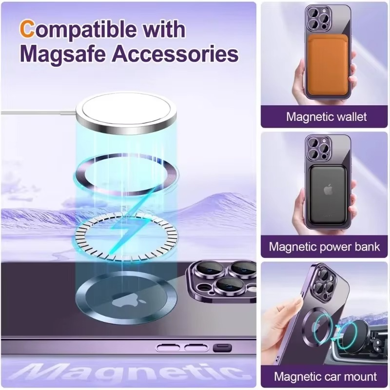 BowLift | Sparkling Electroplate Case with MagSafe for iPhone