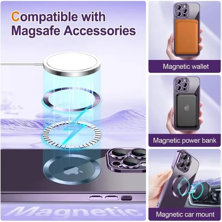 BowLift | Sparkling Electroplate Case with MagSafe for iPhone
