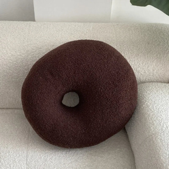 Nordic Bouclé Abstract Cushion – Minimalist Plush Pillow | Bowlift