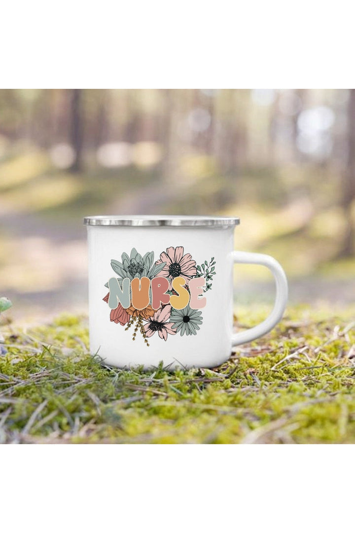 Life Themes Enamel Cup | Bowlift