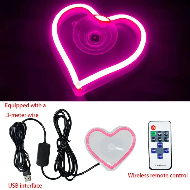 BowLift | Glow Heart RC Neon Light