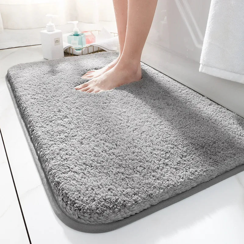 SoftStep Luxury Bath Mat – Extra Thick Microfiber Mat with Non-Slip and High Absorption | Bowlift