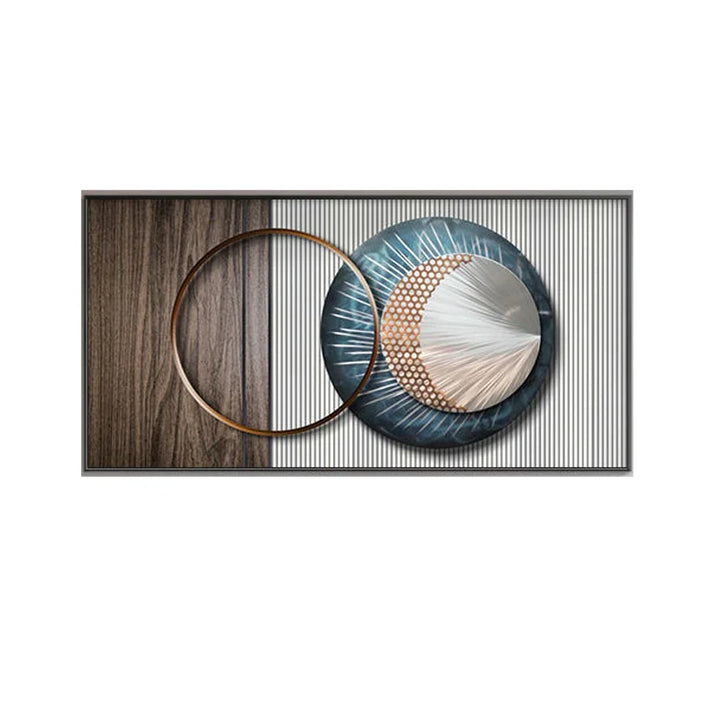 Modern Aesthetics Abstract Sun & Moon Wall Art Fine Art Canvas Prints Pictures For Luxury Loft Living Room Dining Room Lifestyle Art Decor | Bowlift