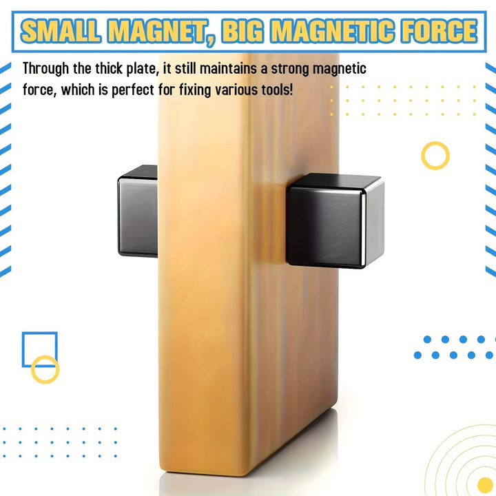 BowLift | Premium Multi-Use Square Magnets with Exceptional Strength