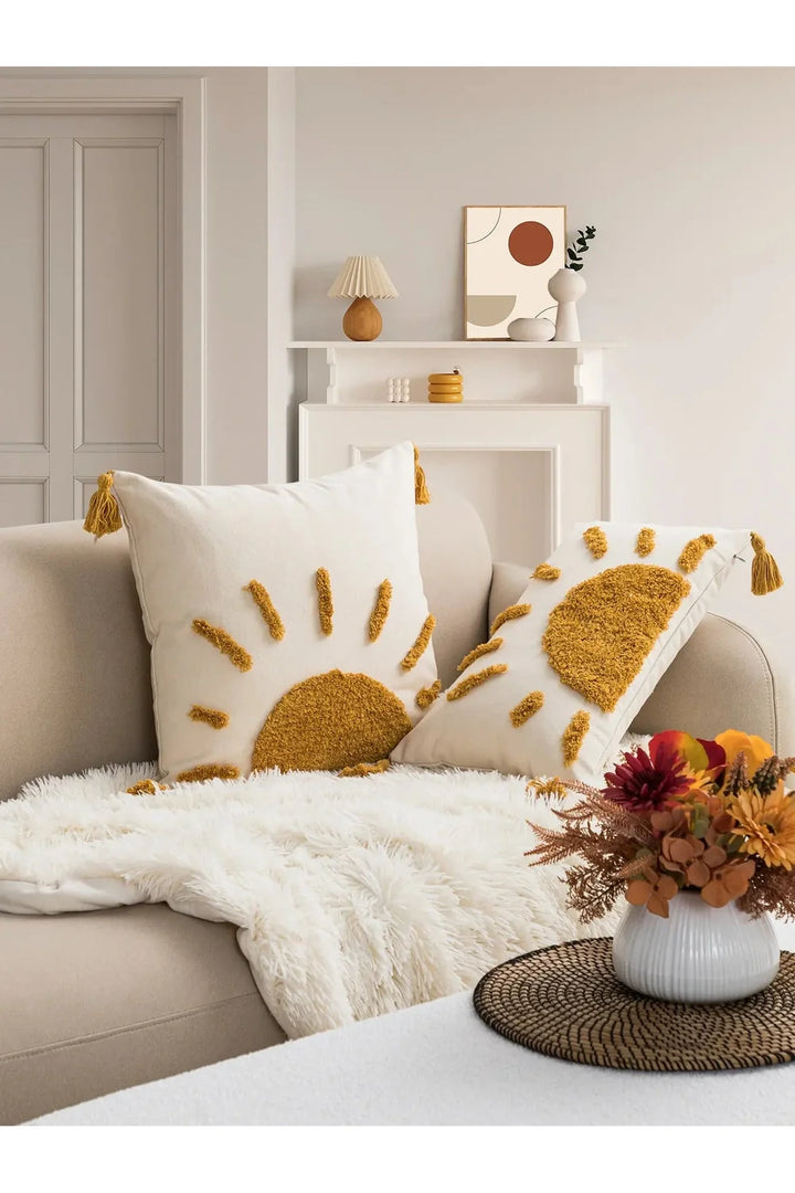 Bohemian Sun tufted pillowcase | Bowlift