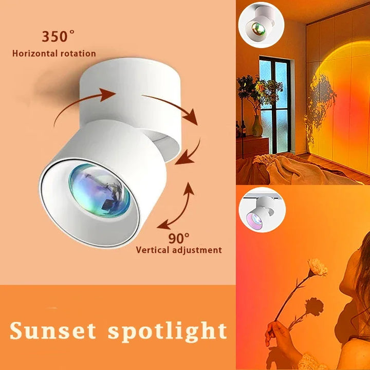 LED Sunset Atmosphere Wall Spotlight | Bowlift