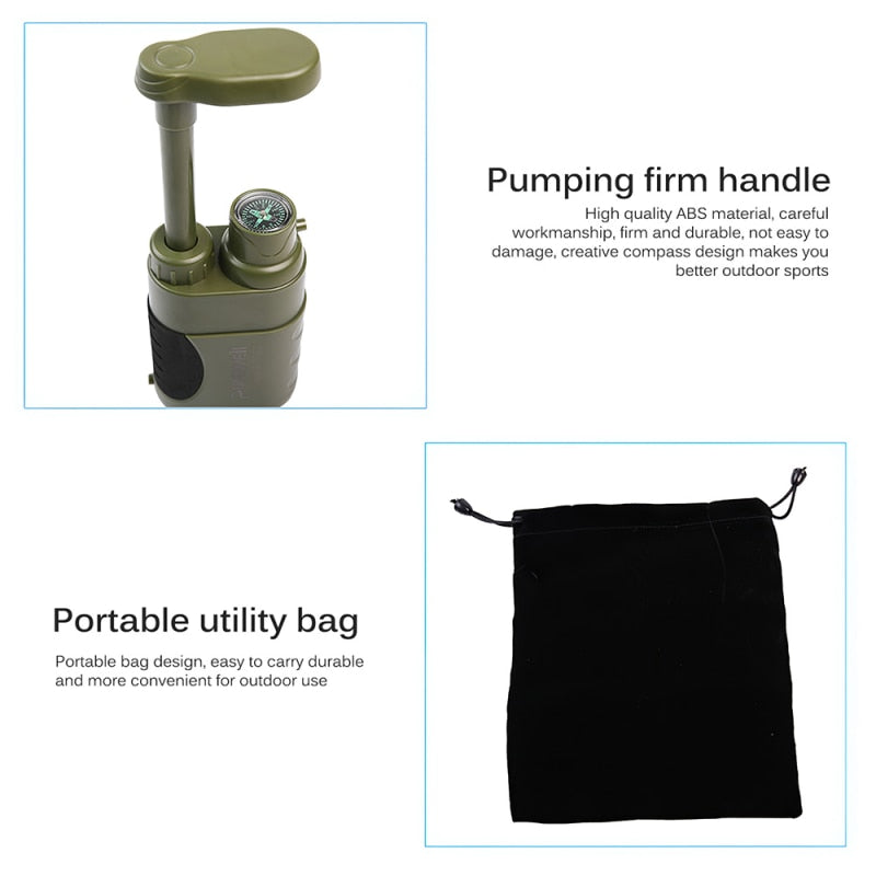 BowLift | Outdoor Water Filter Camping Survival Tool