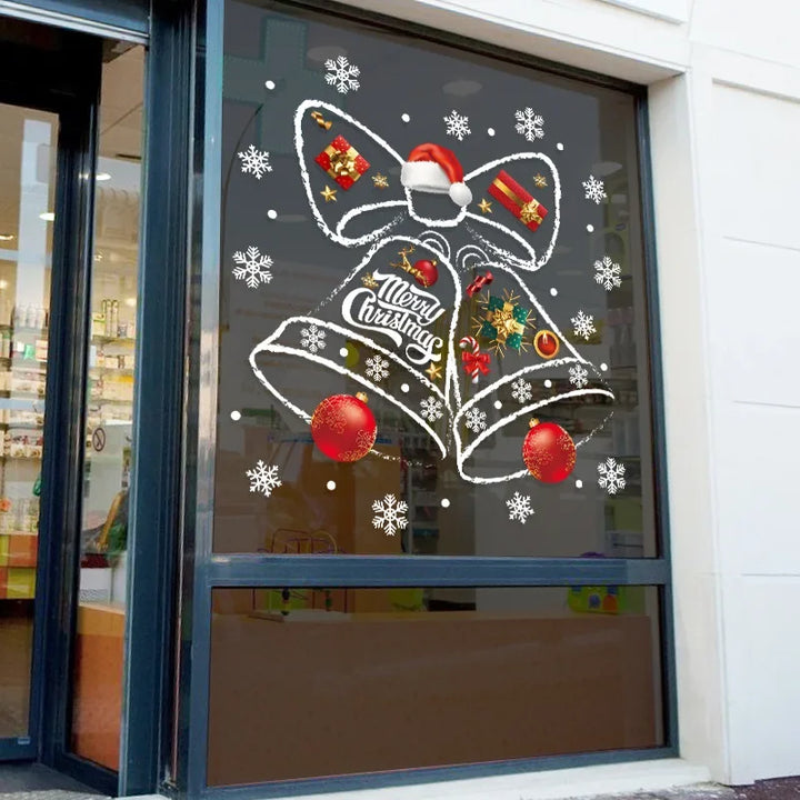 BowLift | BellWindowDecor | Creative Christmas Window Stickers