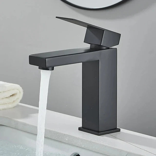 BowLift | Modern Black-Silver Sink Faucet - for Luxury Bathroom Experience