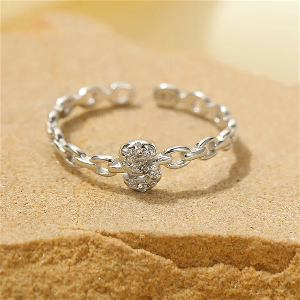 BowLift | Dainty Diamond Letter Initial Ring