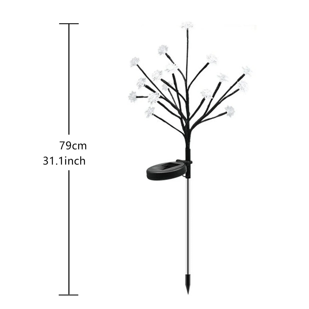 Sakura Tree Solar Flower Pathway Outdoor Lights | Bowlift