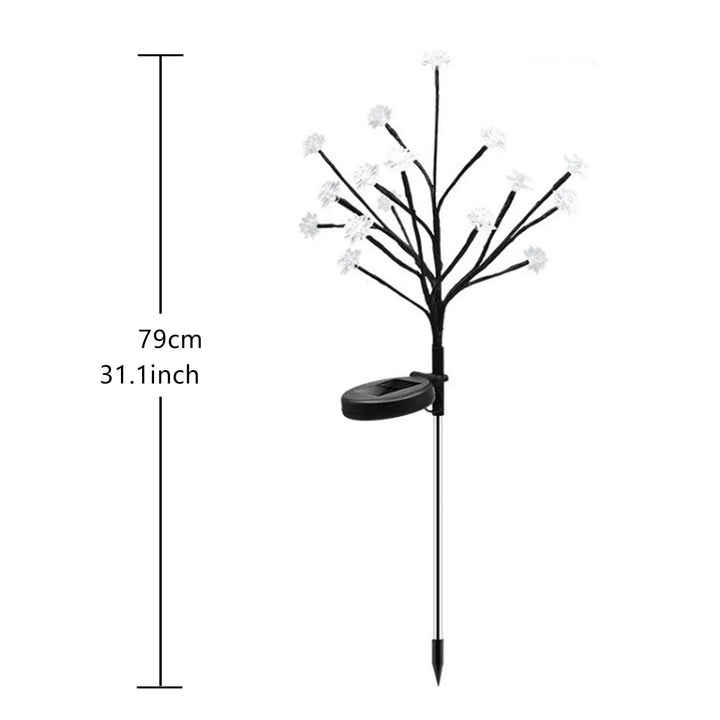 Sakura Tree Solar Flower Pathway Outdoor Lights | Bowlift