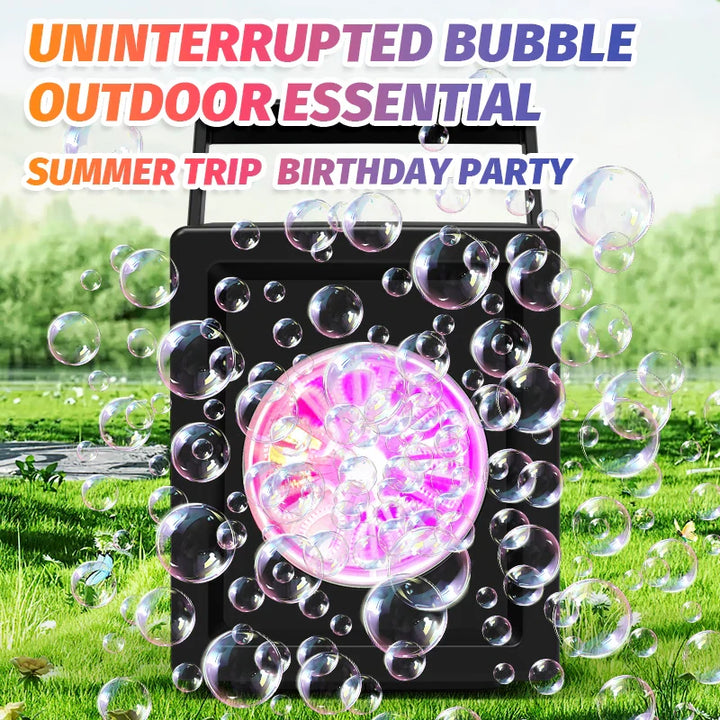 BowLift | BubbleBlaze Pro | Stage Bubble Machine with 10 Nozzles | Impressive Bubble Machine for Events, Shows & Parties