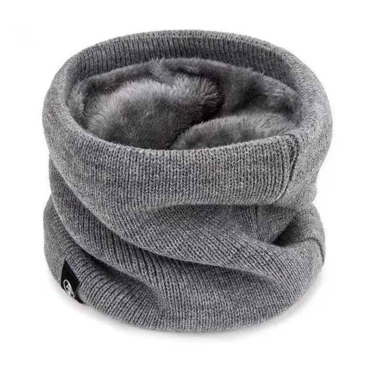 BowLift | ThermoKnit Pro | Warmer knitted scarf with fleece lining | Windproof & Breathable | Adjustable multifunctional neck protection for women & men