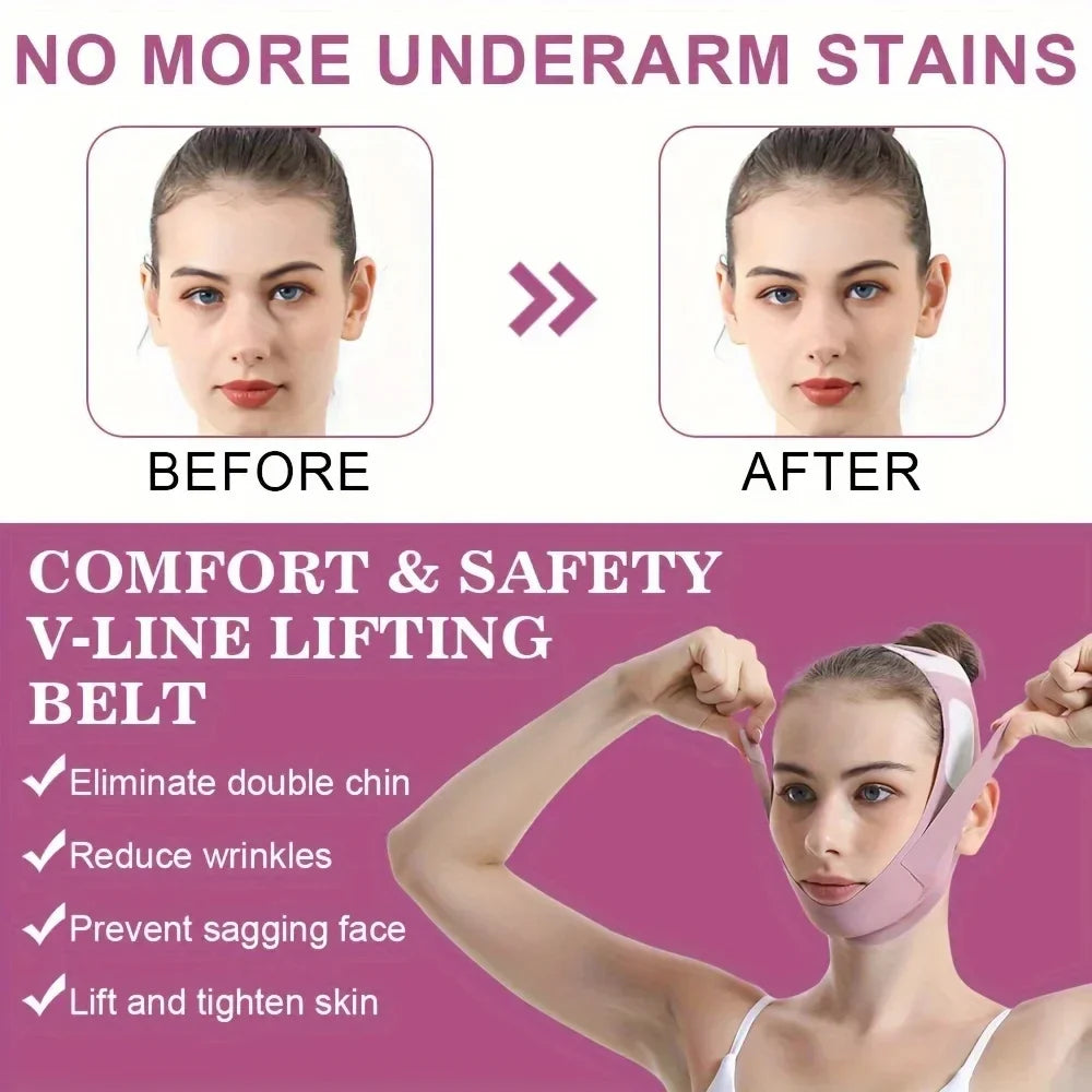 BowLift | V-Lifting Mask FaceForm | 360° Facial Lifting | Breathable & Elastic | For Women & Men