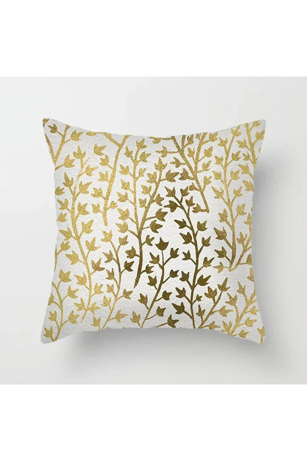 Yellow Leaf Polyester Pillowcase | Bowlift