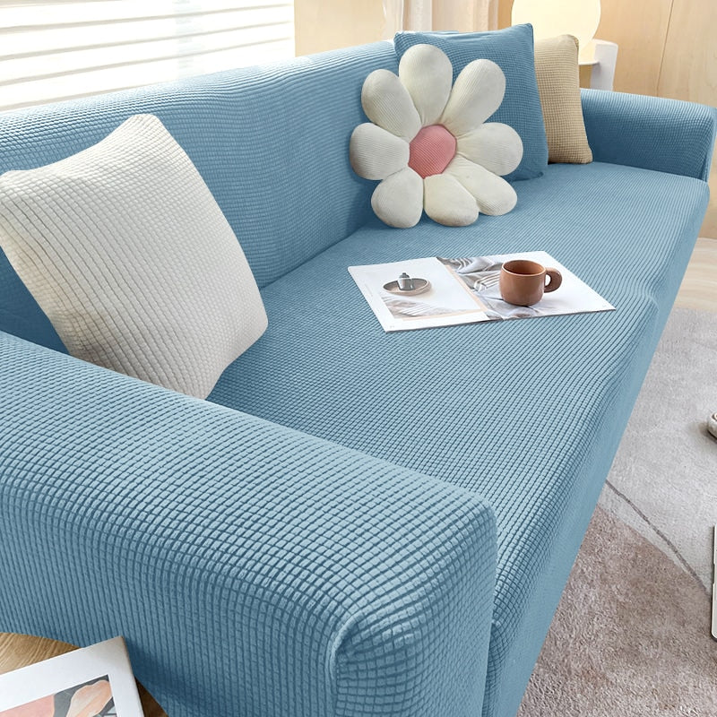 BowLift | Textured Stretch Sofa Cover | Non-Slip, Machine Washable & Protective for 1-Seater, 2-Seater, and 3-Seater Sofas