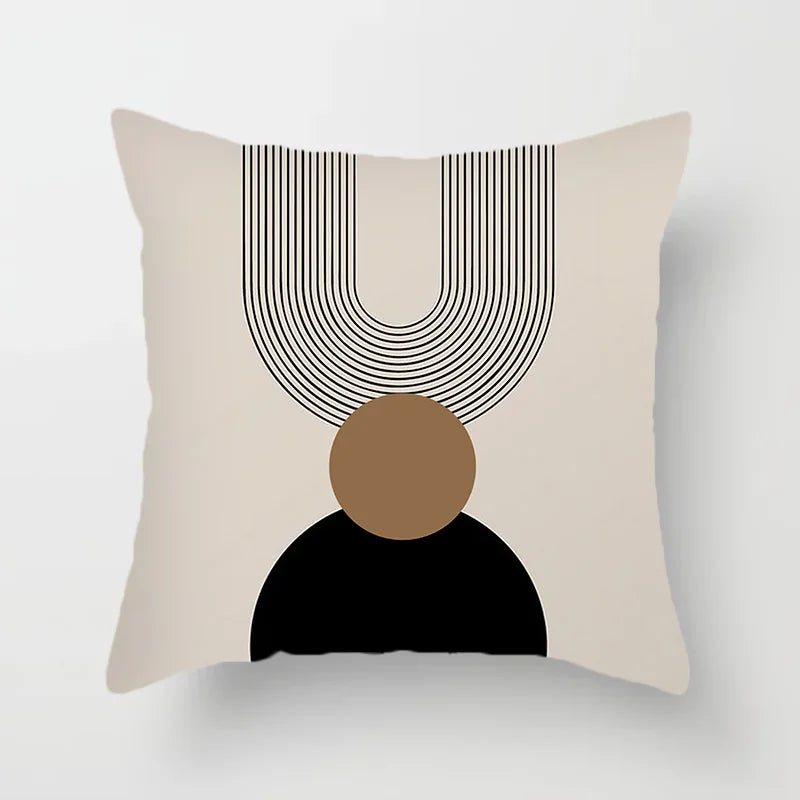 Modern Art Abstract Pattern Decorative Cushion Covers Creative Line Sofa Chair Pillowcases Throw Pillow Case Home Office Decor | Bowlift