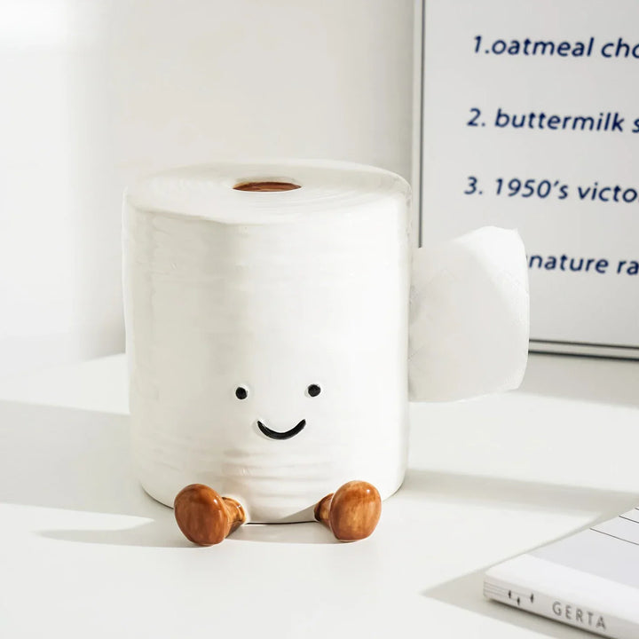 Smiley Toilet Paper Tissue Box | Bowlift