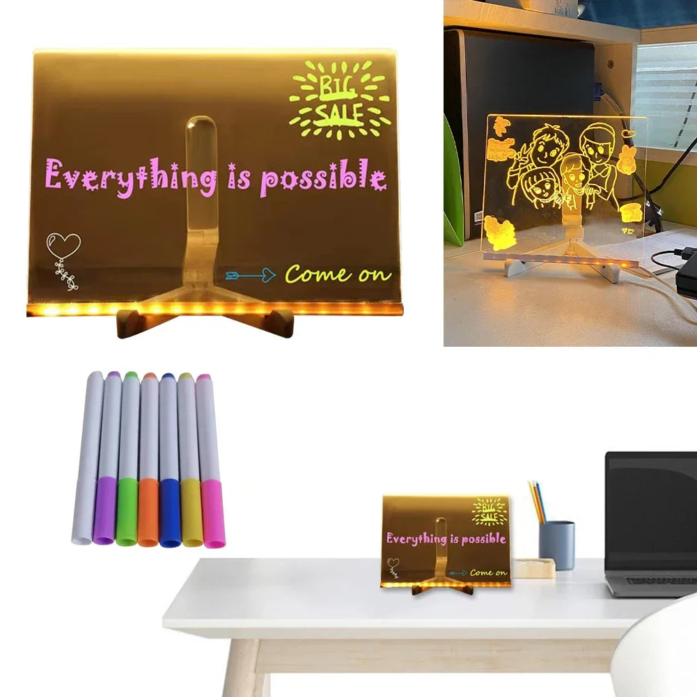 BowLift | Acrylic LED Erasable Writing Panel