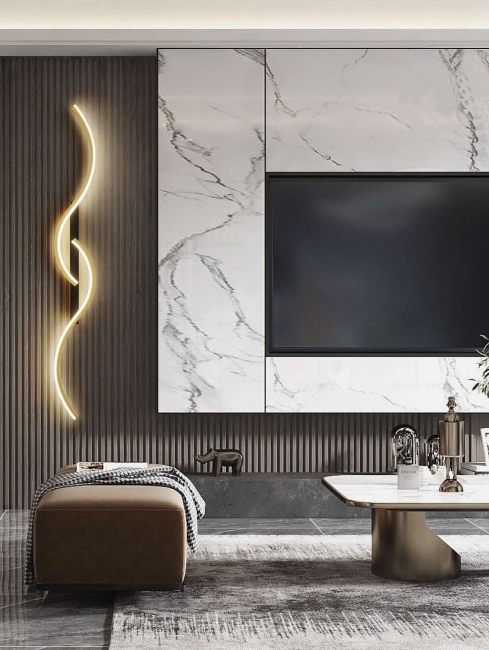 BowLift | GlowCraft LED Wall Light – Modern Design