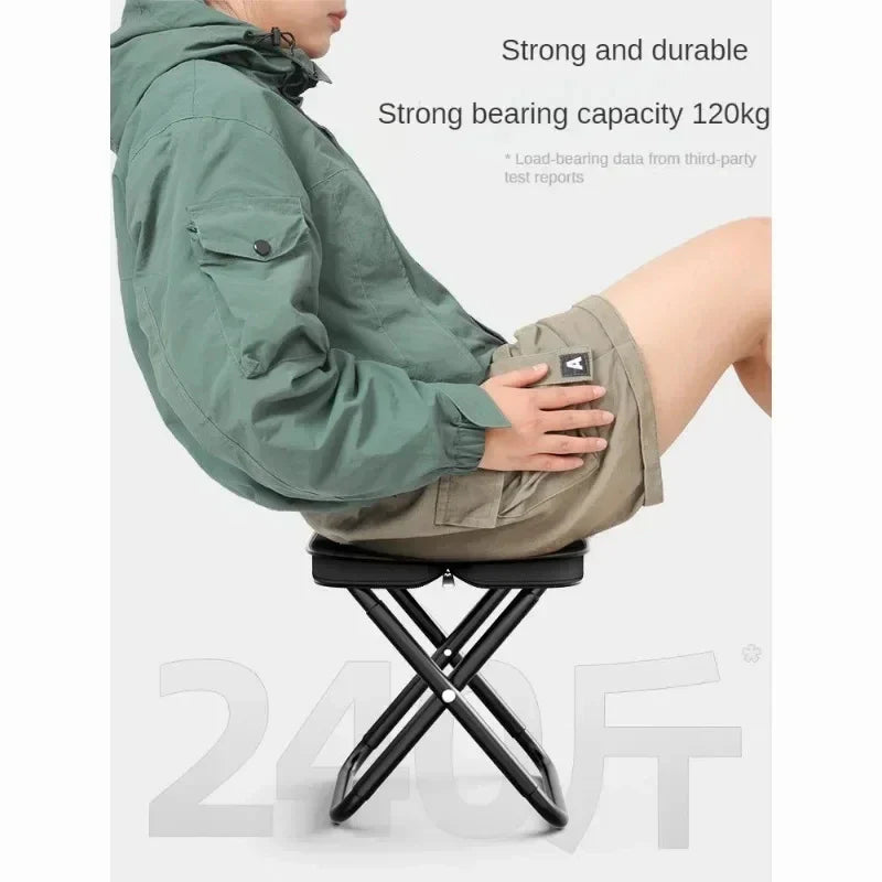 BowLift | TrekkFlexx Foldable Camping Chair | Ultralight & Portable | For Fishing, Picnics & Travel