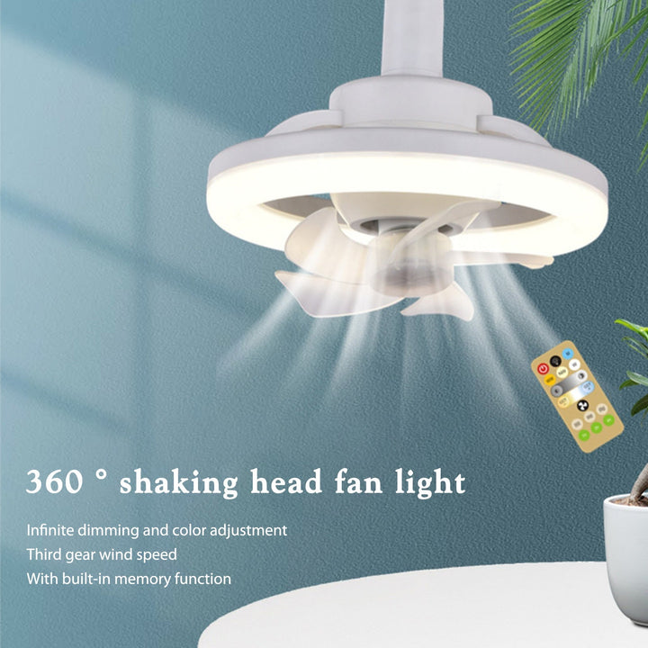 Unique 360° ceiling fan - Including free remote control | Bowlift